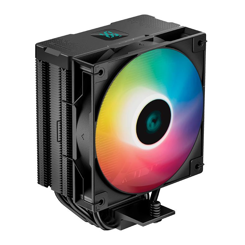 Cooler Para Processador Deepcool AG400 Digital ARGB, 120mm, Preto, R-AG400-BKADMN-G-1