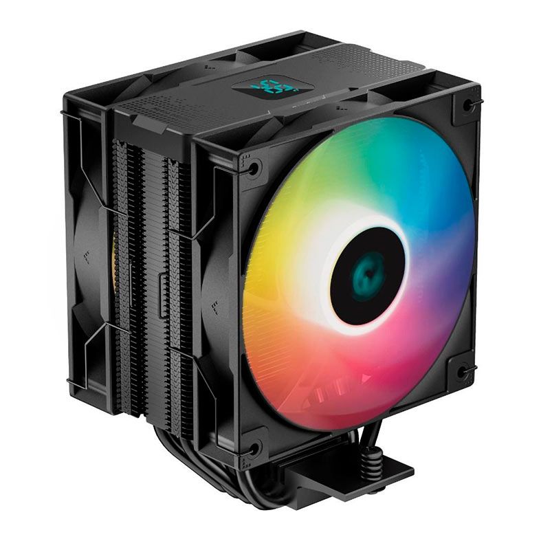 Cooler Para Processador Deepcool AG400 Digital Plus, RGB, 120mm, Preto, R-AG400-BKADMP-G-1