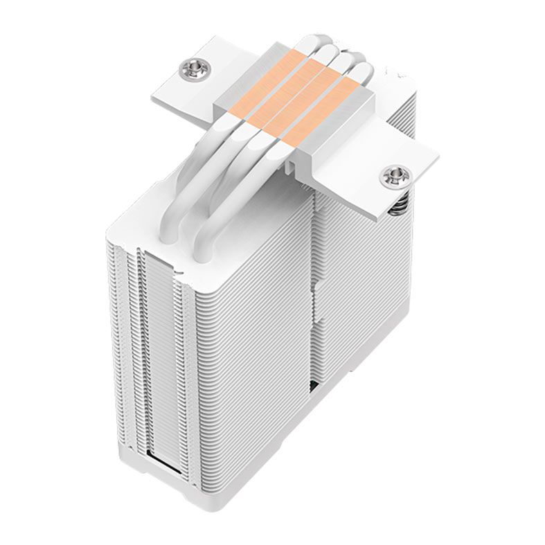 Cooler Para Processador Deepcool AG400 Digital ARGB, 120mm, Branco, R-AG400-WHADMN-G-1