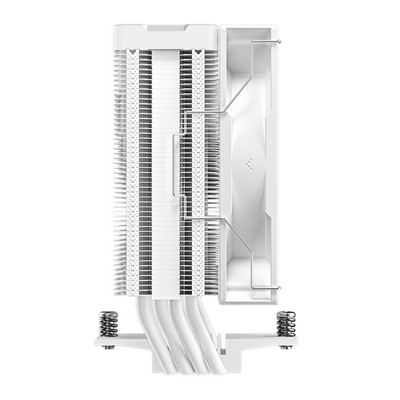 Cooler Para Processador Deepcool AG400 Digital ARGB, 120mm, Branco, R-AG400-WHADMN-G-1