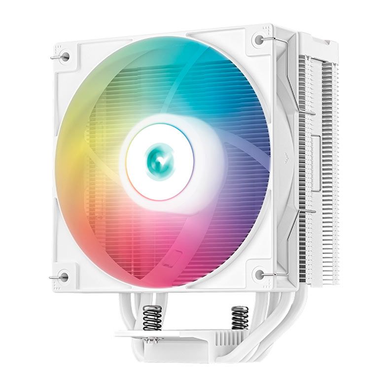 Cooler Para Processador Deepcool AG400 Digital ARGB, 120mm, Branco, R-AG400-WHADMN-G-1