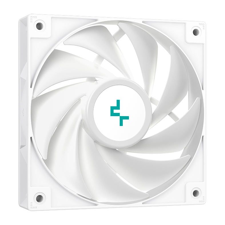 Cooler Para Processador Deepcool AG400 Digital ARGB, 120mm, Branco, R-AG400-WHADMN-G-1