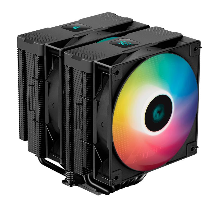 Cooler Para Processador Deepcool AG620 Digital ARGB, 120mm, Preto, R-AG620-BKADMN-G-2