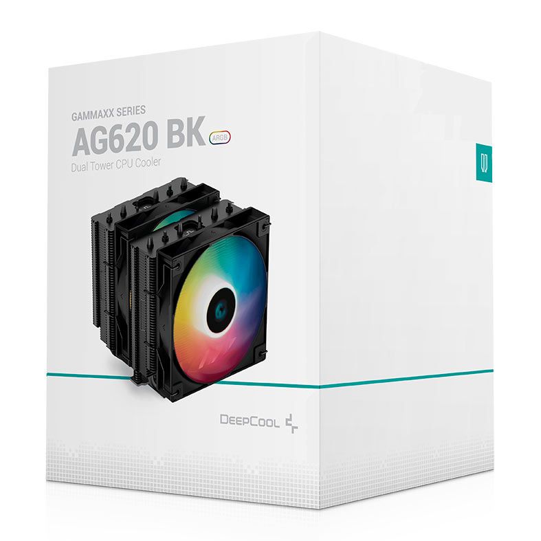 Cooler Para Processador DeepCool AG620 ARGB, 120mm, Preto, R-AG620-BKANMN-G-2