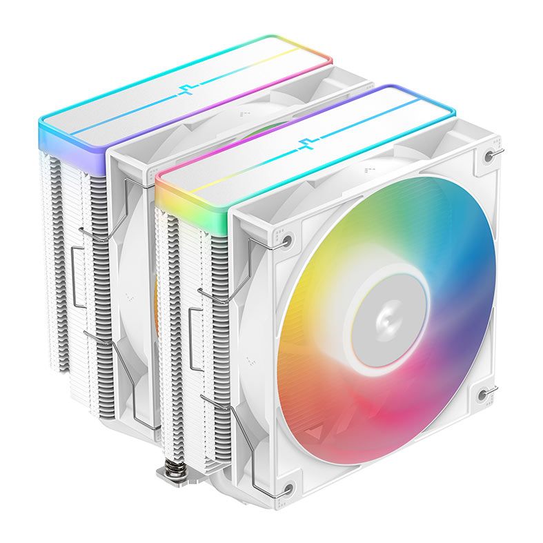 Cooler Para Processador DeepCool AG620 V2, ARGB, 120mm, Branco, R-AG620-WHAMMN-GJD