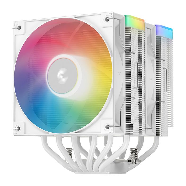 Cooler Para Processador DeepCool AG620 V2, ARGB, 120mm, Branco, R-AG620-WHAMMN-GJD