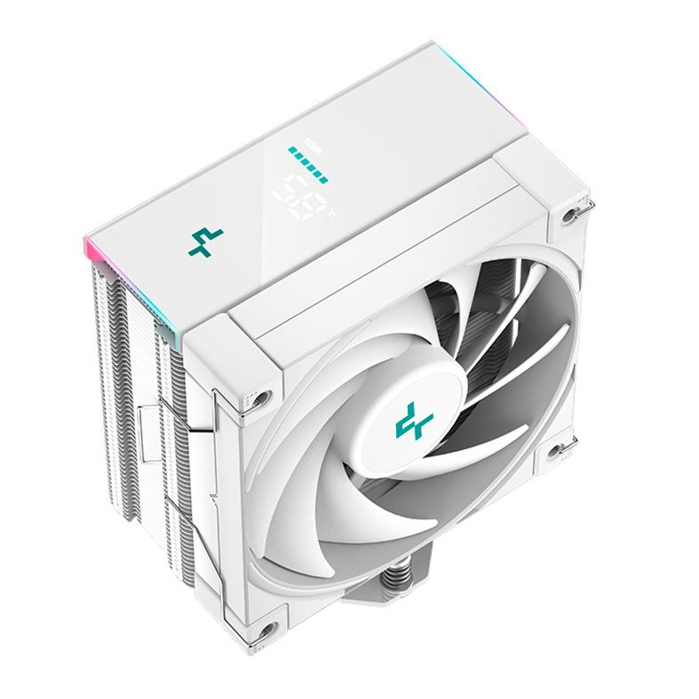 Cooler Para Processador Deepcool AK400 Digital, 120mm, Branco, R-AK400-WHADMN-G