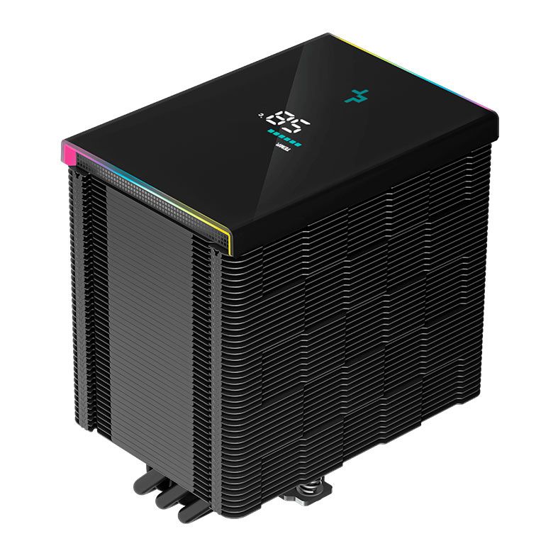 Cooler Para Processador DeepCool AK500 Digital, 120mm, Preto, R-AK500-BKADMN-G