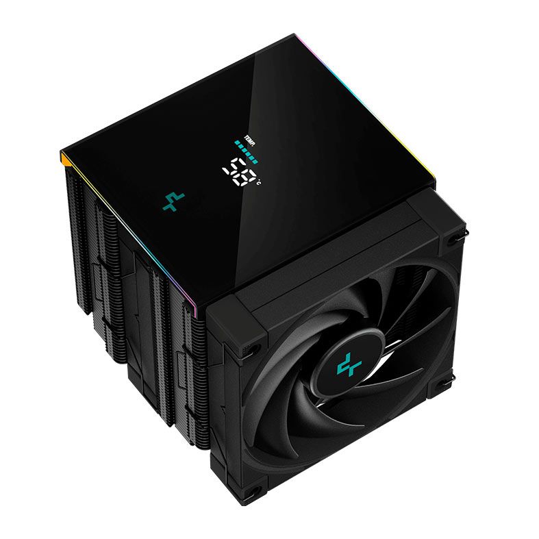Cooler Para Processador Deepcool AK620 Digital, 120mm, Preto, R-AK620-BKADMN-G