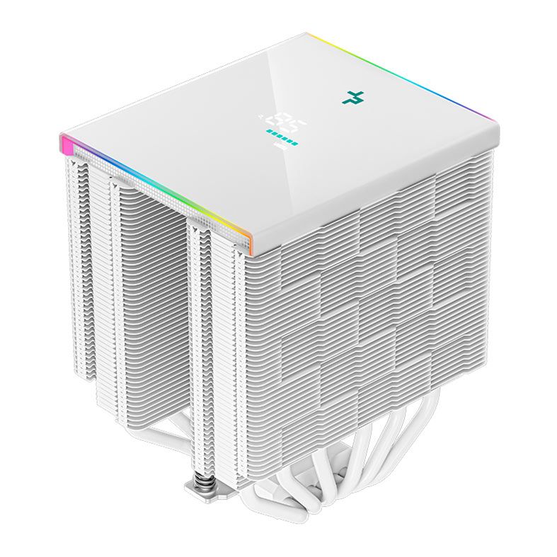 Cooler Para Processador Deepcool AK620 Digital, 120mm, Branco, R-AK620-WHADMN-G