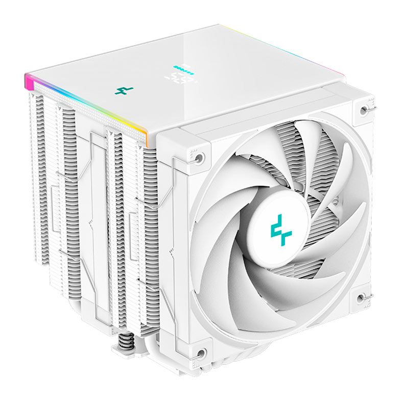 Cooler Para Processador Deepcool AK620 Digital, 120mm, Branco, R-AK620-WHADMN-G