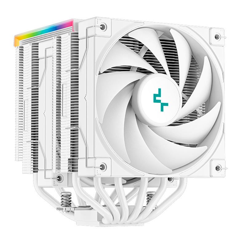 Cooler Para Processador Deepcool AK620 Digital, 120mm, Branco, R-AK620-WHADMN-G