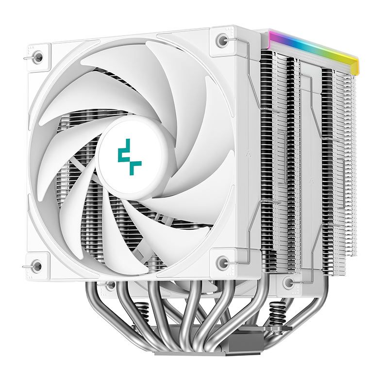 Cooler Para Processador DeepCool AK620 Digital SE, ARGB, 120mm, Branco, R-AK620-WHADMN-GJD