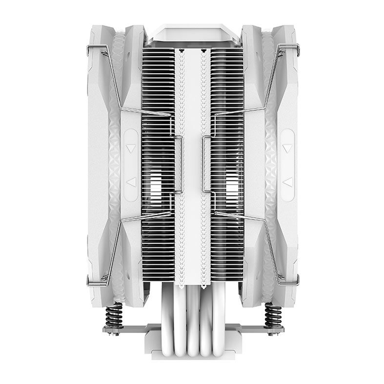 Cooler Para Processador DeepCool AS500 Plus, A-RGB, 2x140mm, Branco, R-AS500-WHNLMP-G
