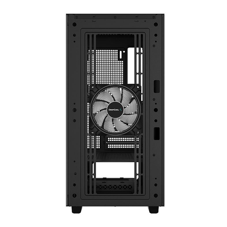 Gabinete Gamer DeepCool Cyclops, Mid-Tower, Lateral de Vidro, Com 1 Fan, Preto, R-BKAAE1-C-1
