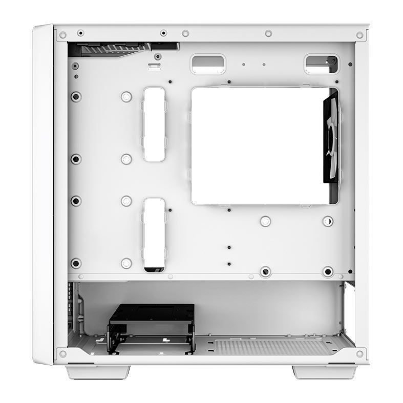 Gabinete Gamer Deepcool CC360 WH ARGB, Mid-Tower, Lateral de Vidro, Com 3 Fans, Branco, R-CC360-WHAPM3-G-1