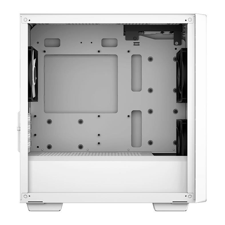 Gabinete Gamer Deepcool CC360 WH ARGB, Mid-Tower, Lateral de Vidro, Com 3 Fans, Branco, R-CC360-WHAPM3-G-1