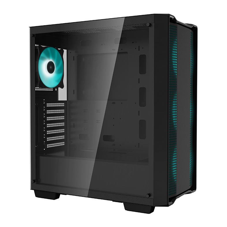 Gabinete Gamer DeepCool CC560, Mid-Tower, Lateral de Vidro, Com 4 Fans, Preto, R-CC560-BKGAA4-G-1