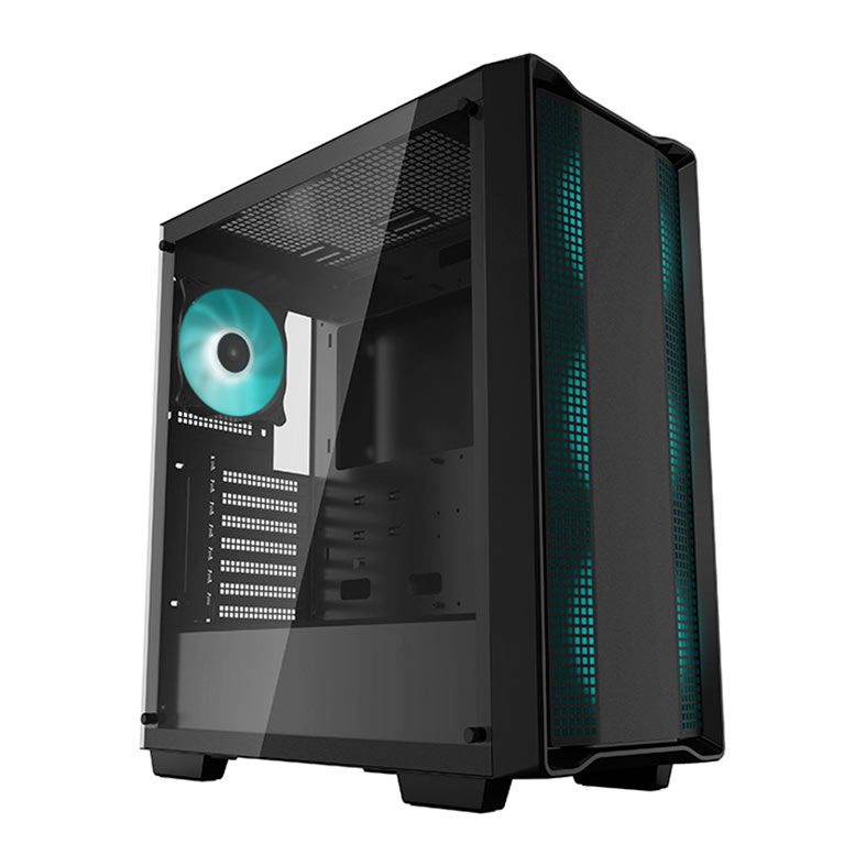 Gabinete Gamer DeepCool CC560, Mid-Tower, Lateral de Vidro, Com 4 Fans, Preto, R-CC560-BKGAA4-G-1
