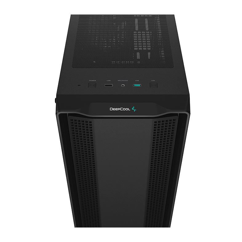 Gabinete Gamer DeepCool CC560 FS, Mid-Tower, Lateral de Vidro, Com 4 Fans, Preto, R-CC560-BKTAA4-A-1