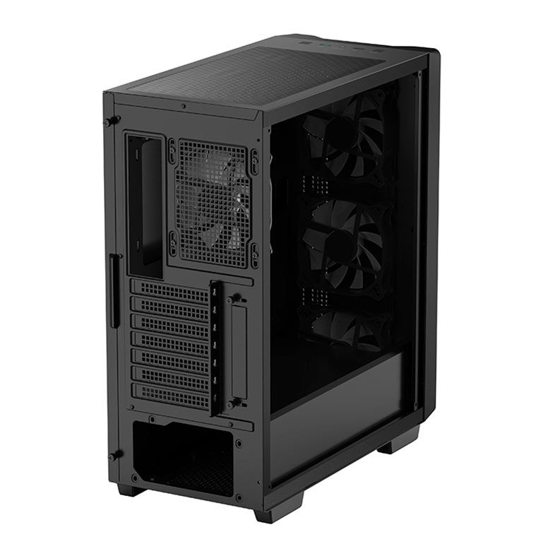 Gabinete Gamer DeepCool CC560 FS, Mid-Tower, Lateral de Vidro, Com 4 Fans, Preto, R-CC560-BKTAA4-A-1