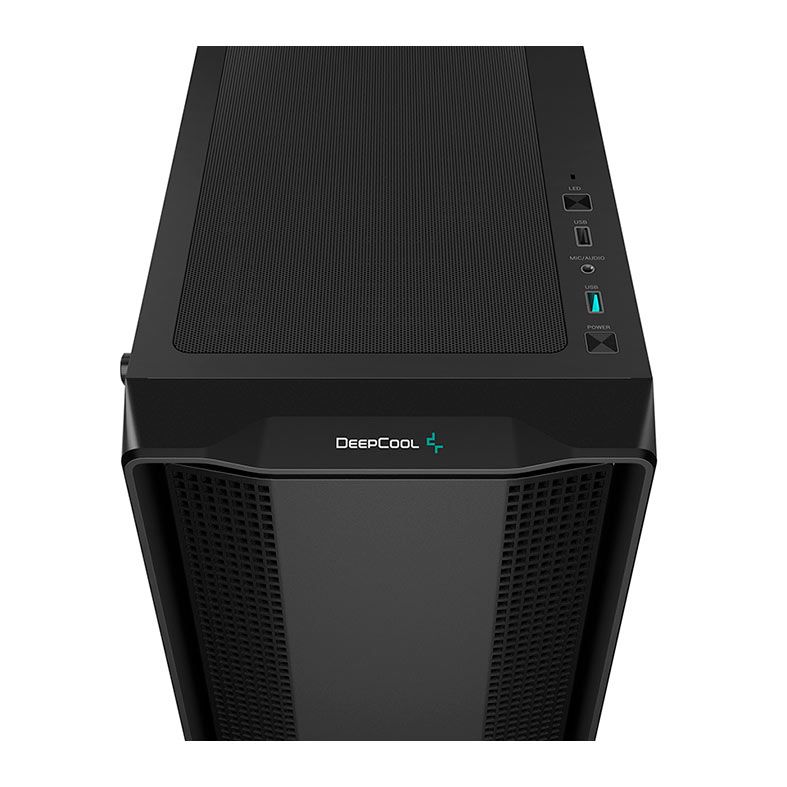 Gabinete Gamer DeepCool CC560 V2, ARGB, Mid-Tower, Lateral de Vidro, Com 4 Fans, Preto, R-CC560-BKTAA4-G-2