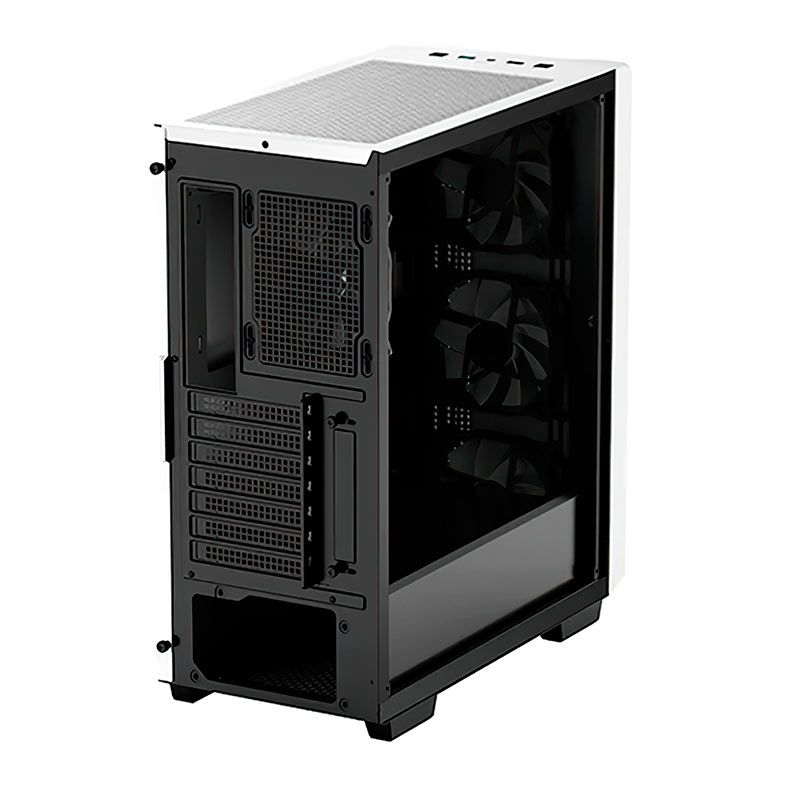 Gabinete Gamer DeepCool CC560, Mid-Tower, Lateral de Vidro, Com 4 Fans, Branco, R-CC560-WHGAA4-G-1