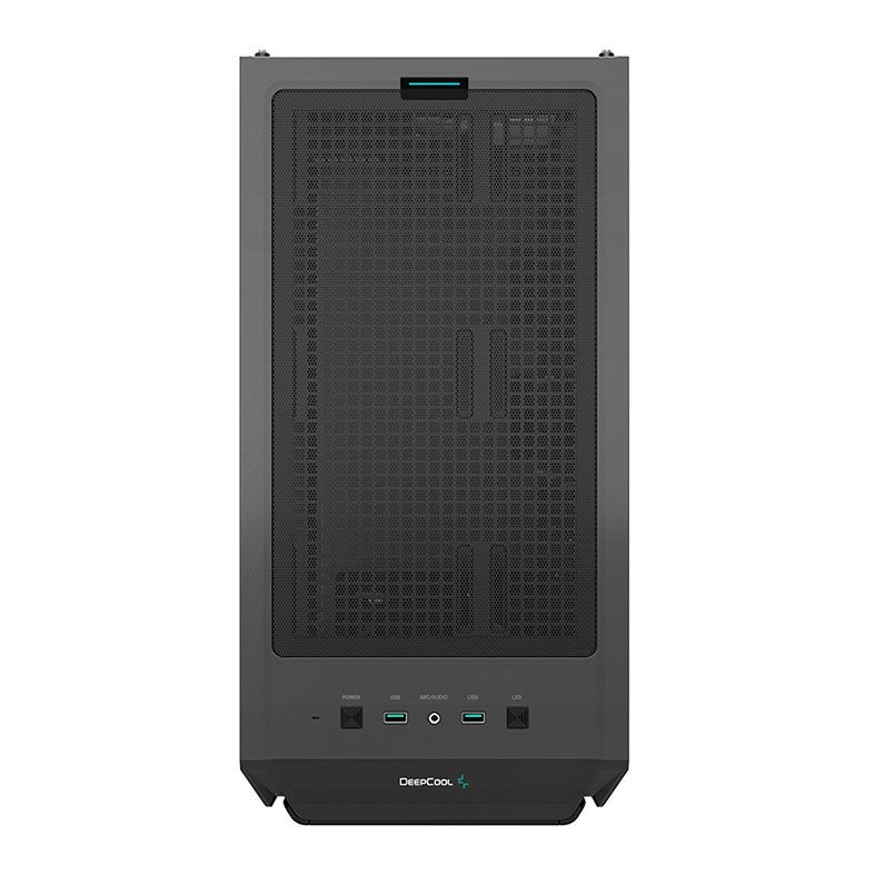 Gabinete Gamer DeepCool CG540, RGB, Mid-Tower, Lateral de Vidro, Com 4 Fans, Preto, R-CG540-BKAGE4-G-1