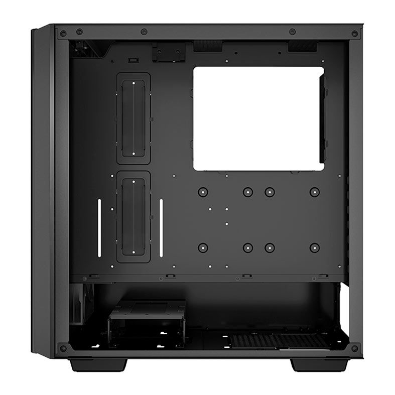 Gabinete Gamer DeepCool CG540, RGB, Mid-Tower, Lateral de Vidro, Com 4 Fans, Preto, R-CG540-BKAGE4-G-1