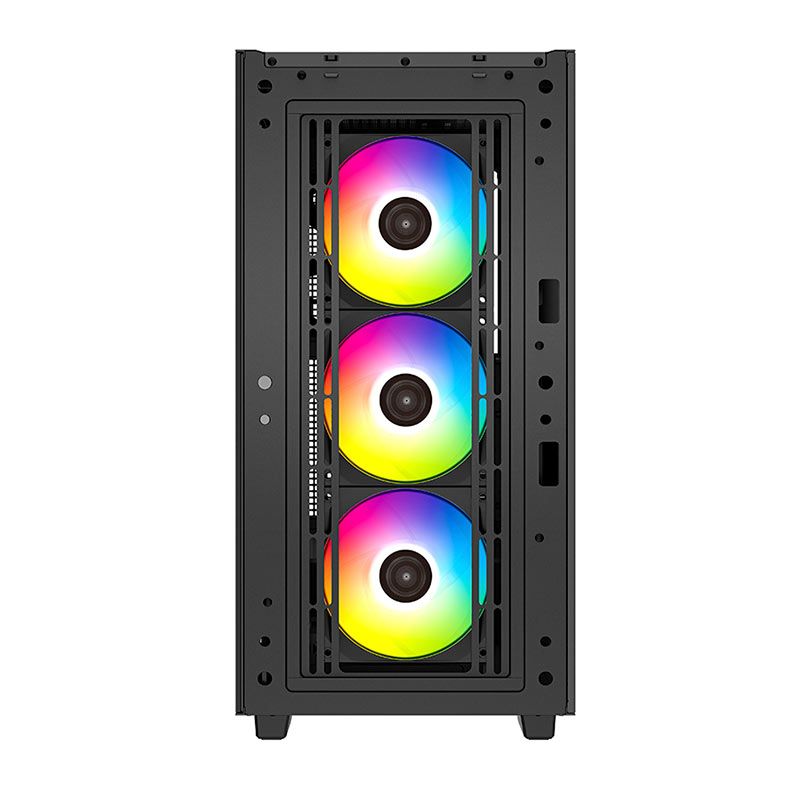 Gabinete Gamer DeepCool CG540, RGB, Mid-Tower, Lateral de Vidro, Com 4 Fans, Preto, R-CG540-BKAGE4-G-1