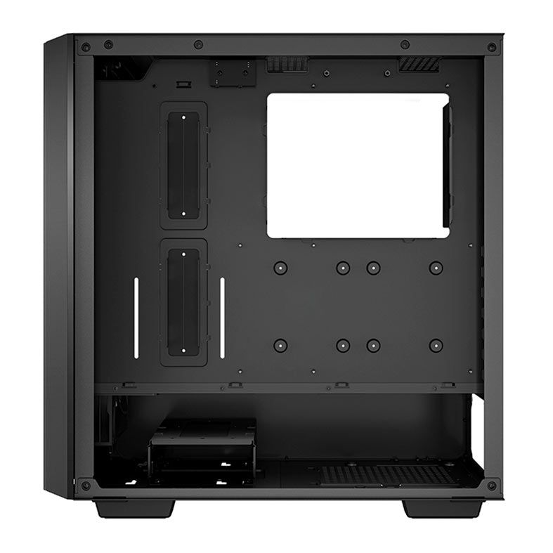 Gabinete Gamer DeepCool CG560, RGB, Mid-Tower, Lateral de Vidro, Com 4 Fans, Preto. R-CG560-BKAAE4-G-1