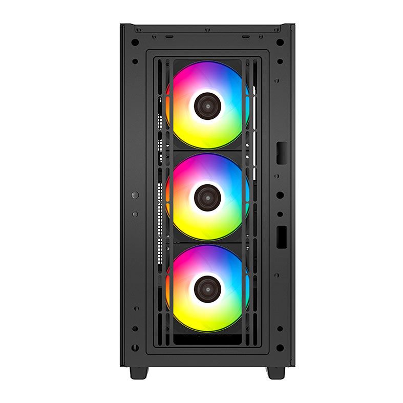 Gabinete Gamer DeepCool CG560, RGB, Mid-Tower, Lateral de Vidro, Com 4 Fans, Preto. R-CG560-BKAAE4-G-1