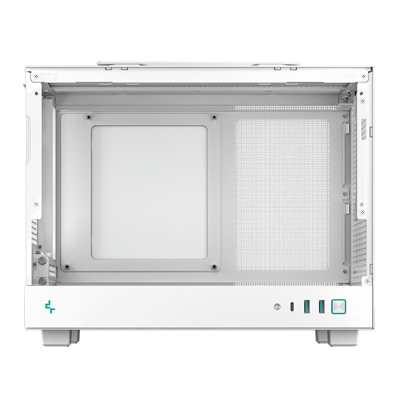 Gabinete DeepCool CH160, Mini-Tower, Lateral de Vidro, Branco, R-CH160-WHNGI0-G-1