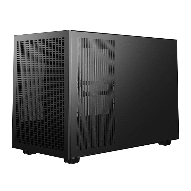 Gabinete Gamer Deepcool CH260 Wood, Mini-Tower, Lateral de Vidro, Preto, R-CH260-BKNWM0-G-1