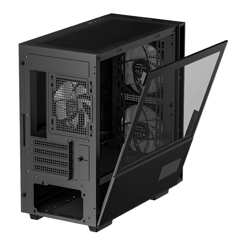 Gabinete Gamer DeepCool CH360 Digital, ARGB, Mini-Tower, Lateral de Vidro, Com 3 Fans, Preto, R-CH360-BKAPE3D-G-1