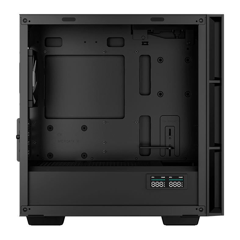 Gabinete Gamer DeepCool CH360 Digital, ARGB, Mini-Tower, Lateral de Vidro, Com 3 Fans, Preto, R-CH360-BKAPE3D-G-1