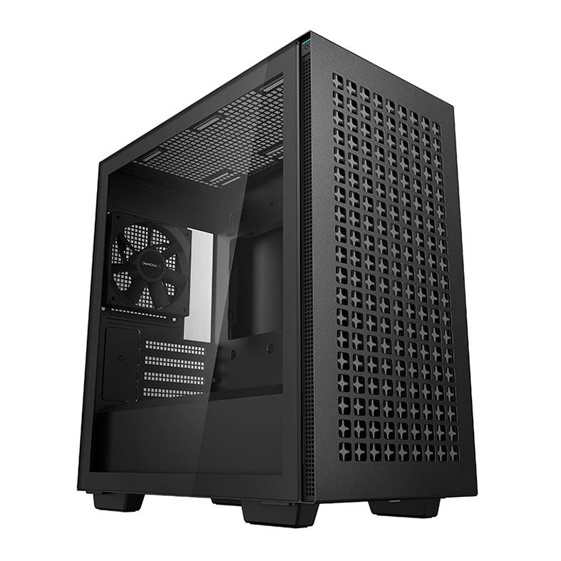 Gabinete Gamer DeepCool CH370, Mid-Tower, Lateral de Vidro, Com 1 Fan, Preto, R-CH370-BKNAM1-G-1