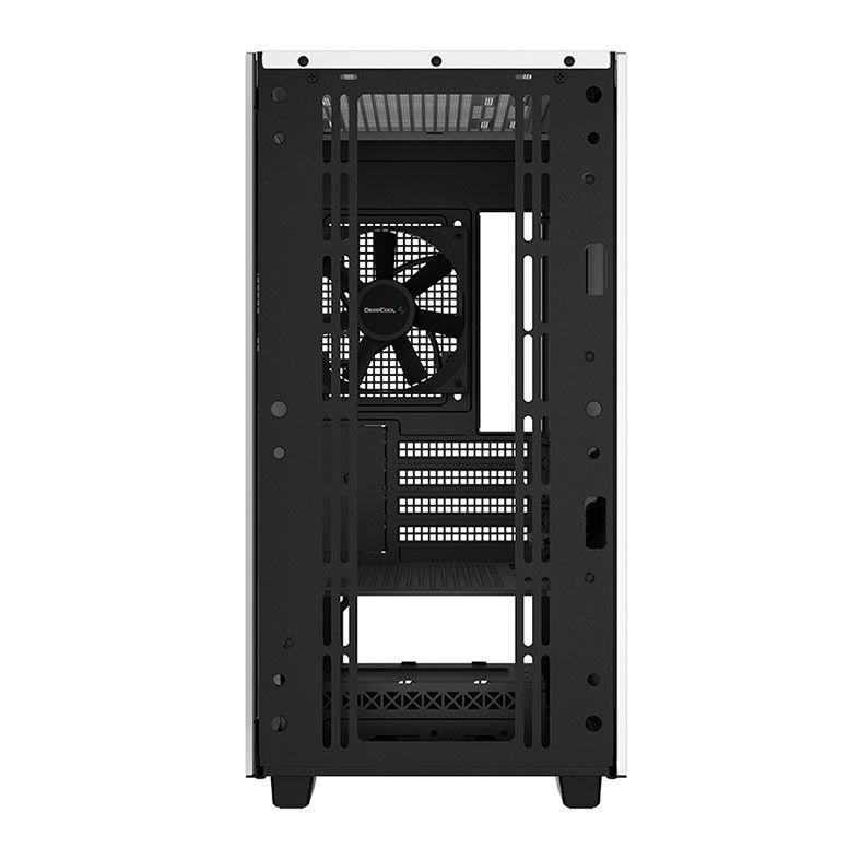 Gabinete Gamer DeepCool CH370 WH, Mid-Tower, Lateral de Vidro, Com 1  Fan, Branco, R-CH370-WHNAM1-G-1