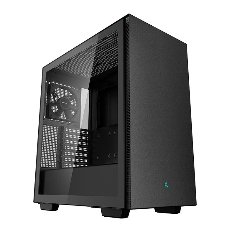 Gabinete Gamer DeepCool CH510, Mid-Tower, Lateral de Vidro, Com 1 Fan, Preto, R-CH510-BKNNE1-G-1