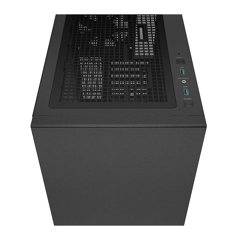 Gabinete Gamer DeepCool CH510, Mid-Tower, Lateral de Vidro, Com 1 Fan, Preto, R-CH510-BKNNE1-G-1