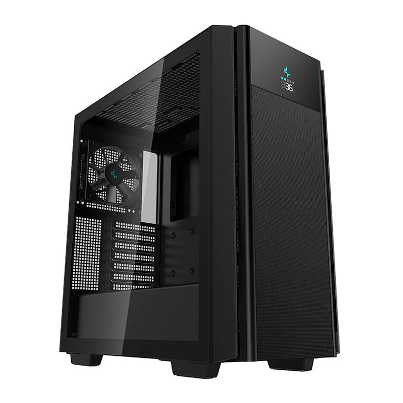 Gabinete Gamer Deepcool CH510 Mesh Digital, Lateral de Vidro, Com 1 Fan, Preto, R-CH510-BKNSE1-G-1