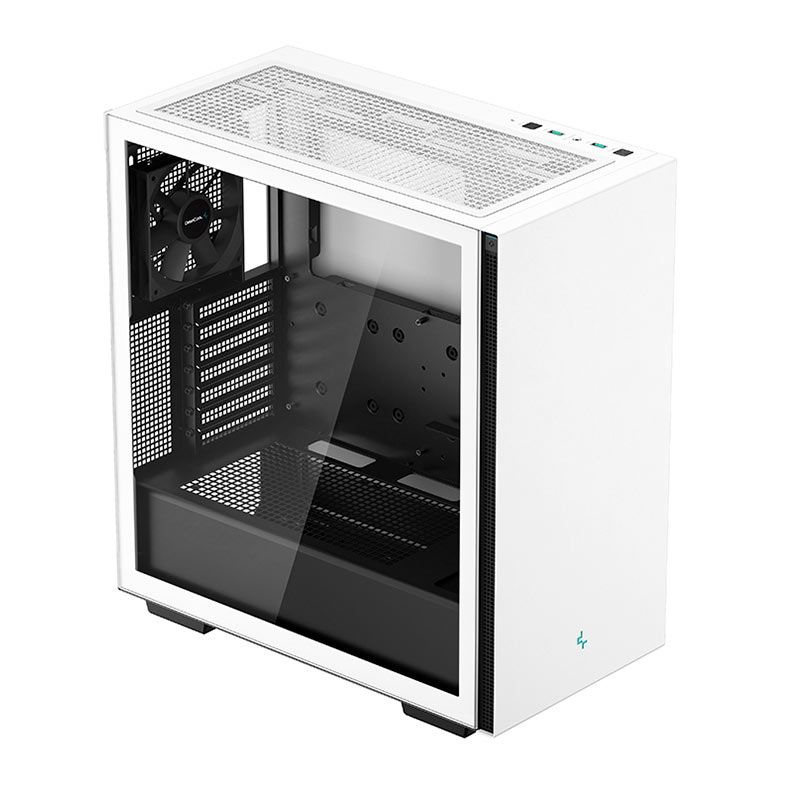 Gabinete Gamer DeepCool CH510 WH, Mid-Tower, Lateral de Vidro, Com 1 Fan, Branco, R-CH510-WHNNE1-G-1