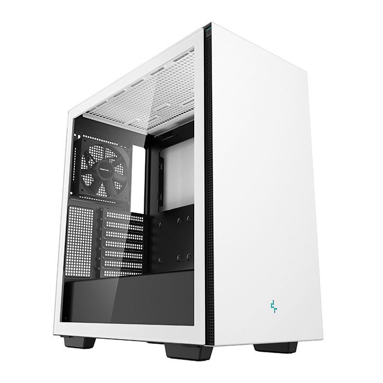 Gabinete Gamer DeepCool CH510 WH, Mid-Tower, Lateral de Vidro, Com 1 Fan, Branco, R-CH510-WHNNE1-G-1