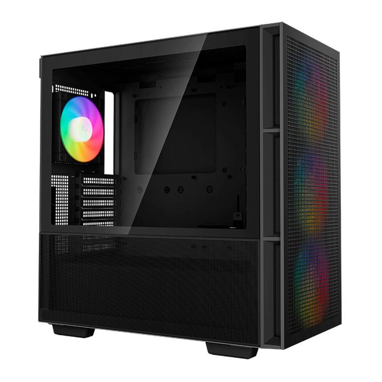 Gabinete Gamer Deepcool CH560, RGB, Mid-Tower, Lateral de Vidro, Com 4 Fans, Preto, R-CH560-BKAPE4-G-1