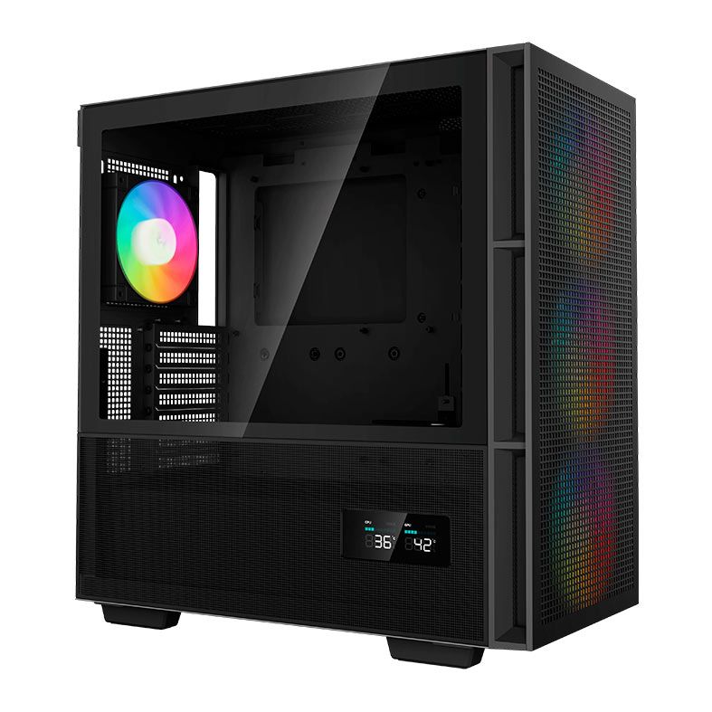 Gabinete Gamer Deepcool CH560 Digital, ARGB, Mid-Tower, Lateral de Vidro, Com 4 Fans, Preto, R-CH560-BKAPE4D-G-1