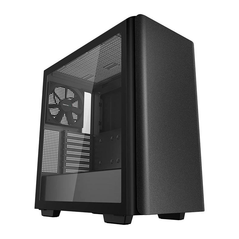 Gabinete Gamer DeepCool CK500, Mid-Tower, Lateral de Vidro, Com 2 Fans, Preto, R-CK500-BKNNE2-G-1
