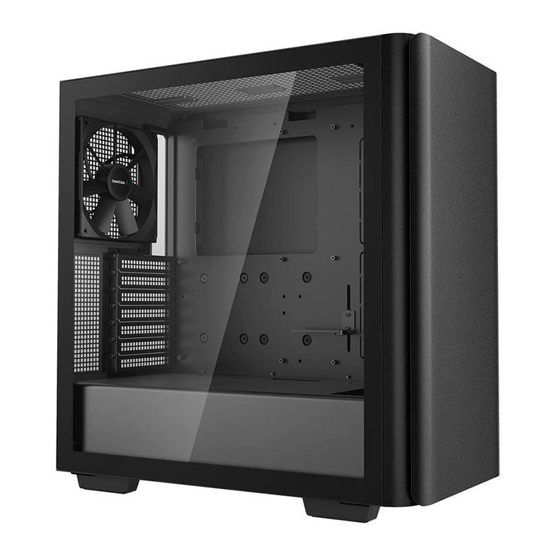 Gabinete Gamer DeepCool CK500, Mid-Tower, Lateral de Vidro, Com 2 Fans, Preto, R-CK500-BKNNE2-G-1