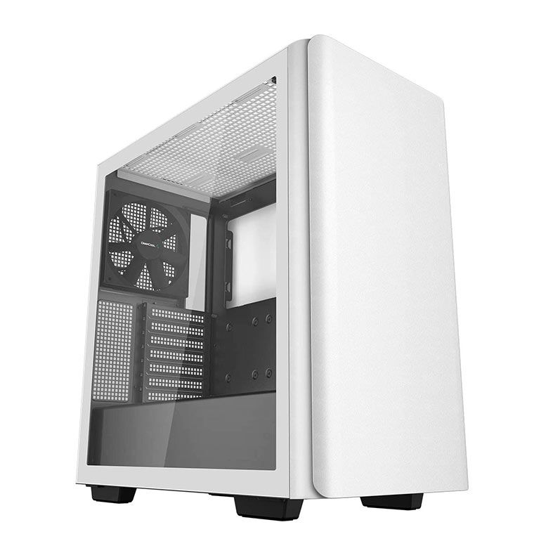 Gabinete Gamer DeepCool CK500, Mid-Tower, Lateral de Vidro, Com 2 Fans, Branco, R-CK500-WHNNE2-G-1