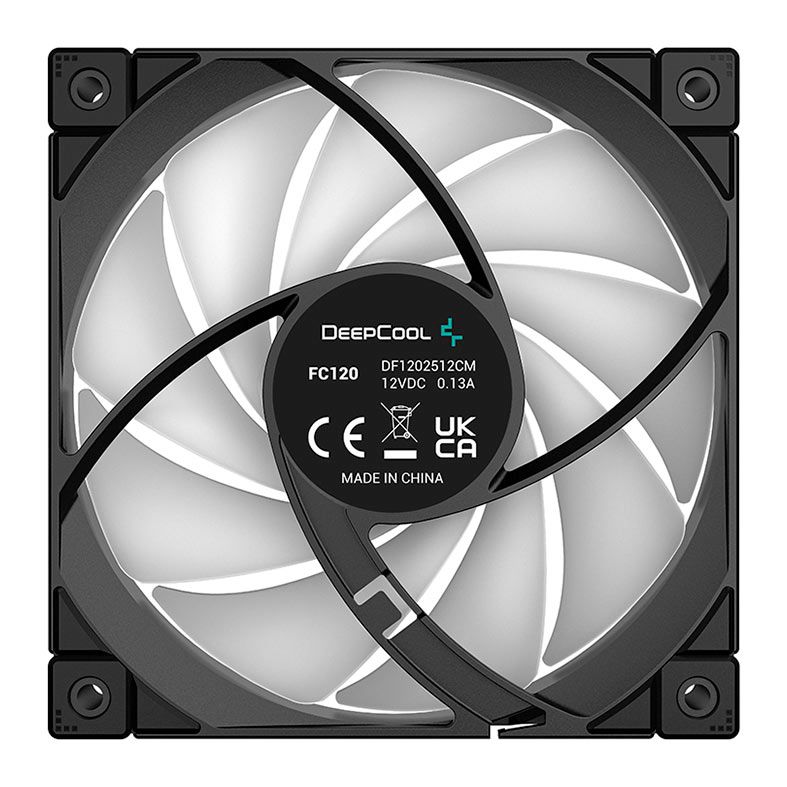 Ventoinha Deepcool FC120, 3x 120mm, A-RGB, R-FC120-BKAMN3-G-1