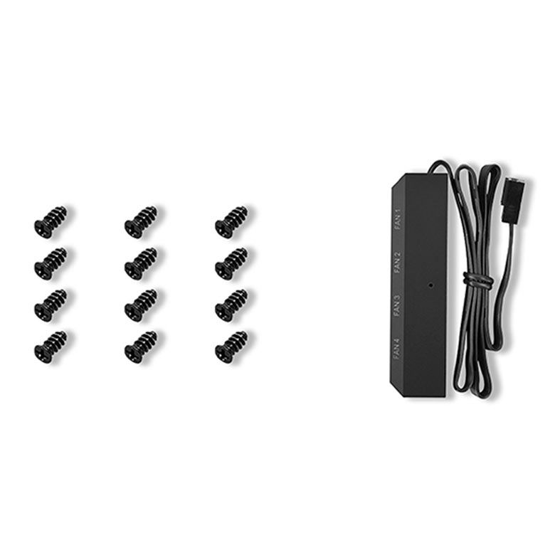 Kit Ventoinha Deepcool FK120, 3x120mm, R-FK120-BKNPF3-G-1
